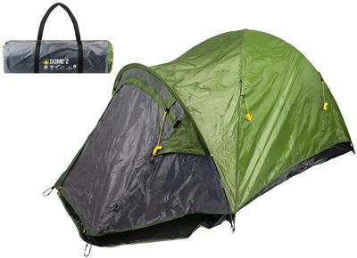 Tenda a cupola a doppia parete per 2 persone - Verde bosco