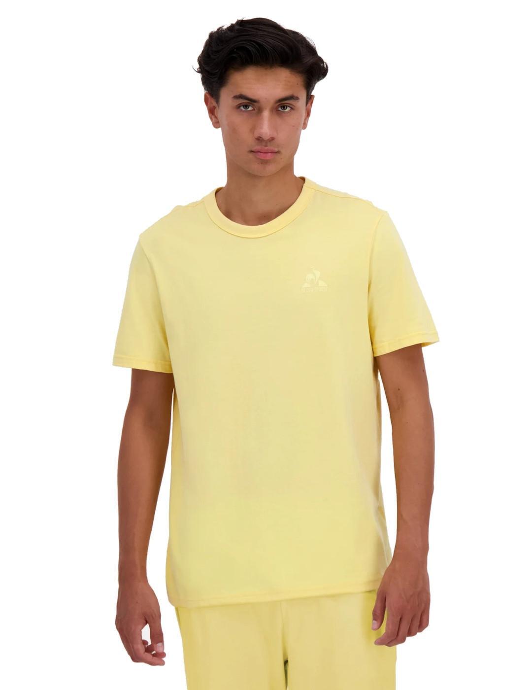 Maglietta da uomo Le coq sportif Monochrome Gialla 3/5
