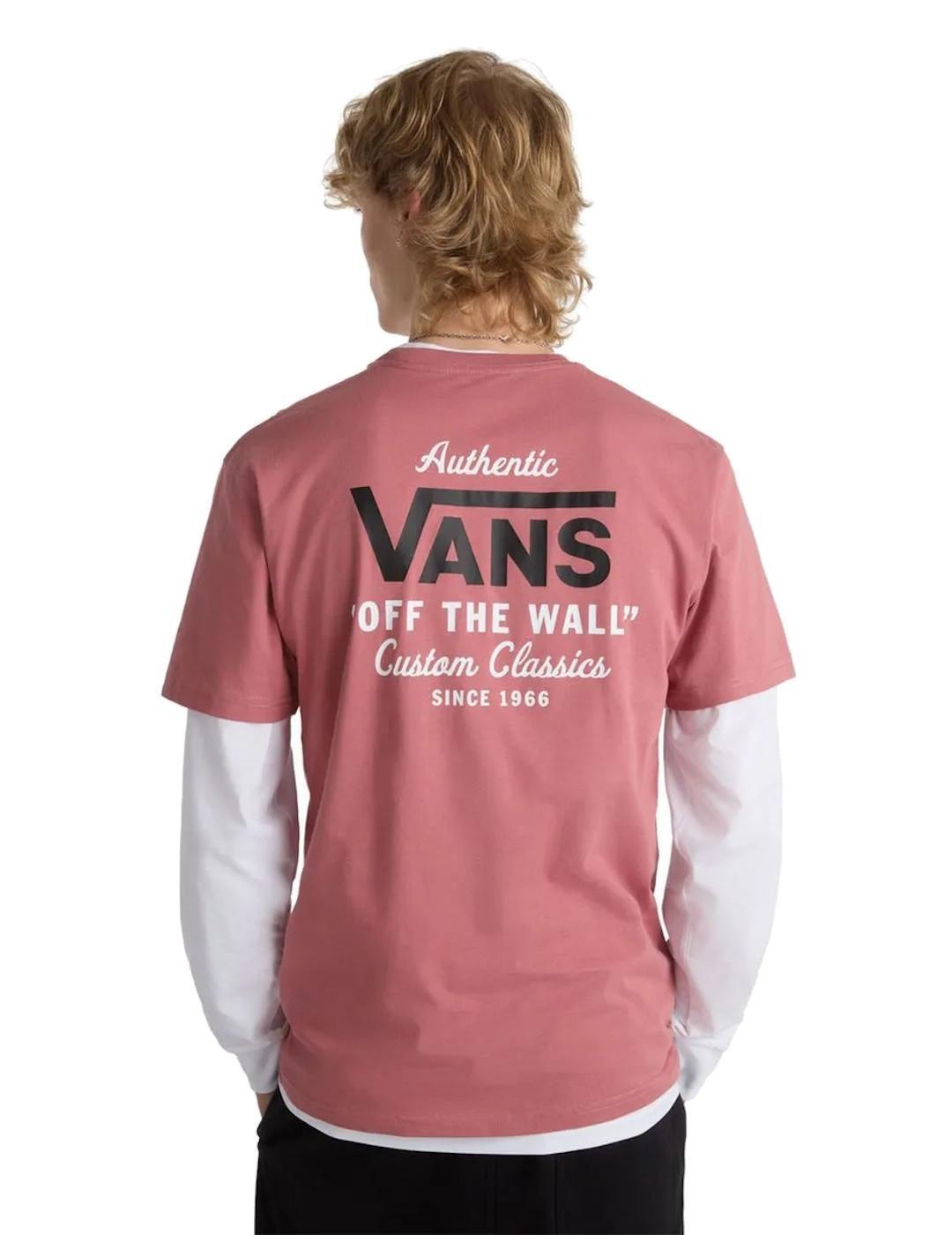 T-shirt pour homme Vans Holder Rouge 2/5