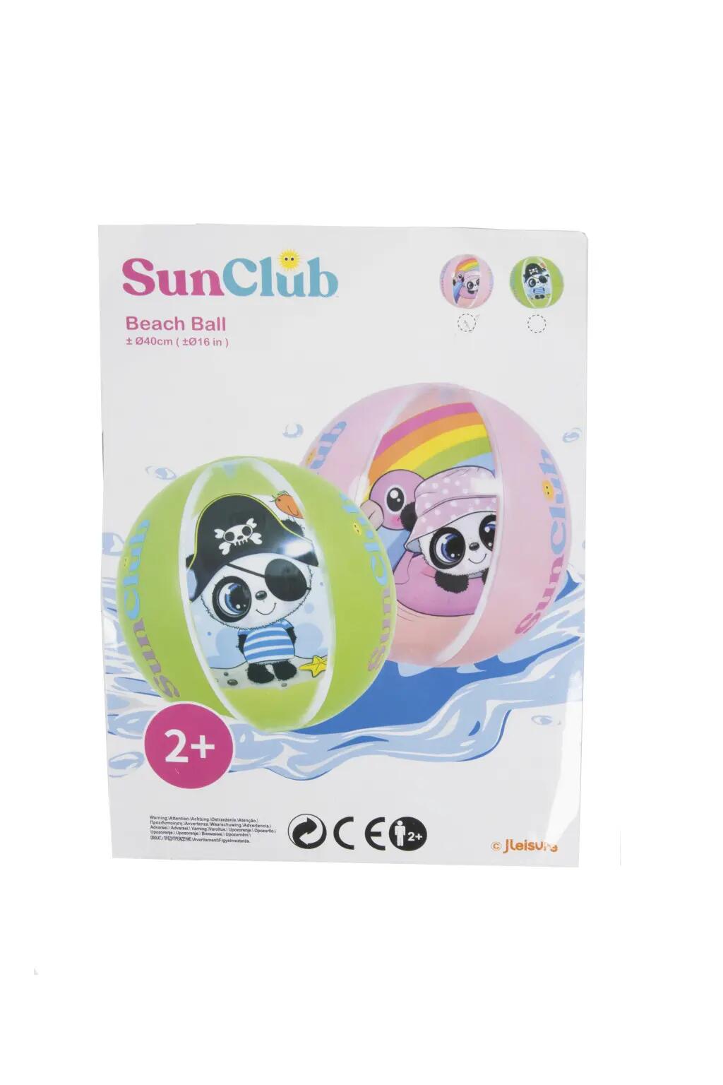 SunClub felfújható strandlabda Panda rózsaszín 40cm 6/7