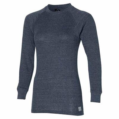 Heatkeeper thermoshirt lange mouw dames comfort antraciet melange