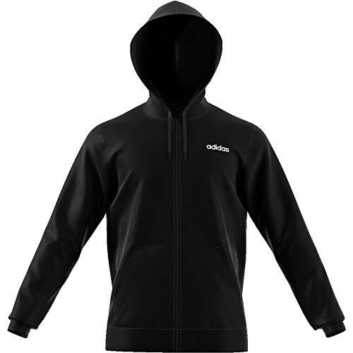 Adidas E Lin Fz Ft, Felpa Unisex-Adulto, Black/White, 2Xl 2/3