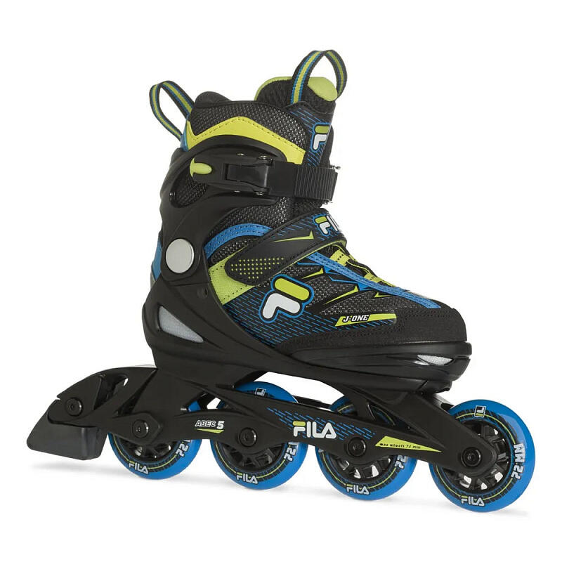 Fila Pattini in Linea J-ONE COMBO 3 SET BLUE/LIME 32-35 3/4