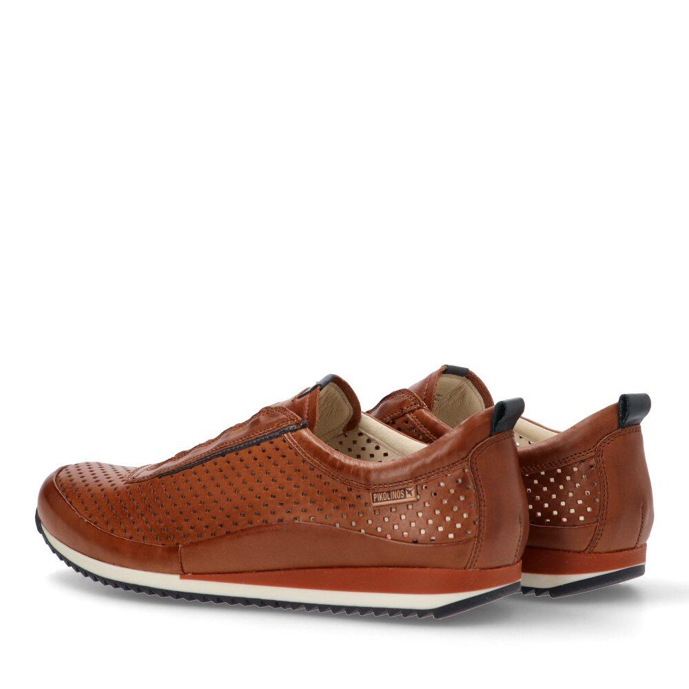 Deportivas Cómodas Hombre Suela Plana - Modelo M2a-6252 Cuero 4/6