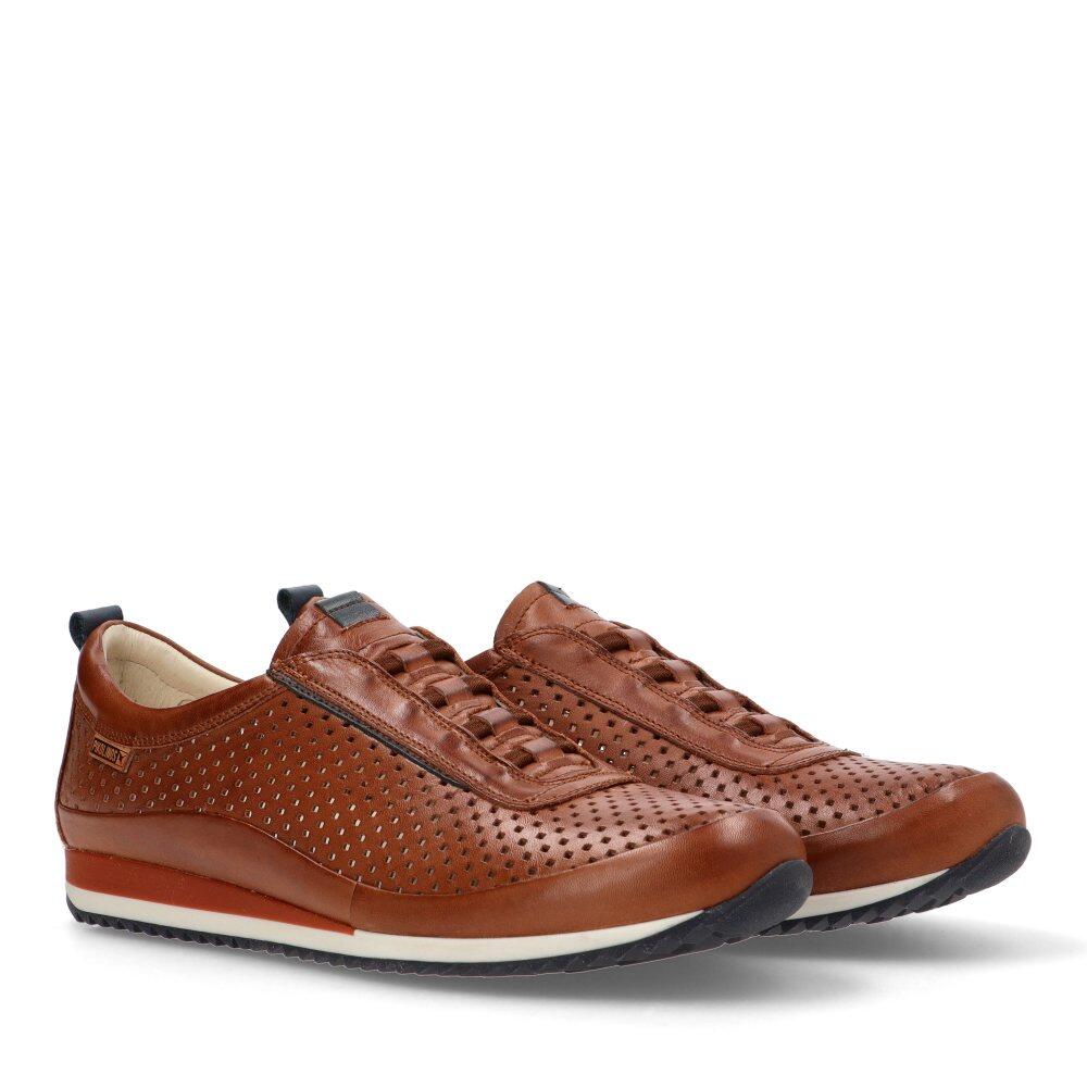 Deportivas Cómodas Hombre Suela Plana - Modelo M2a-6252 Cuero 2/6