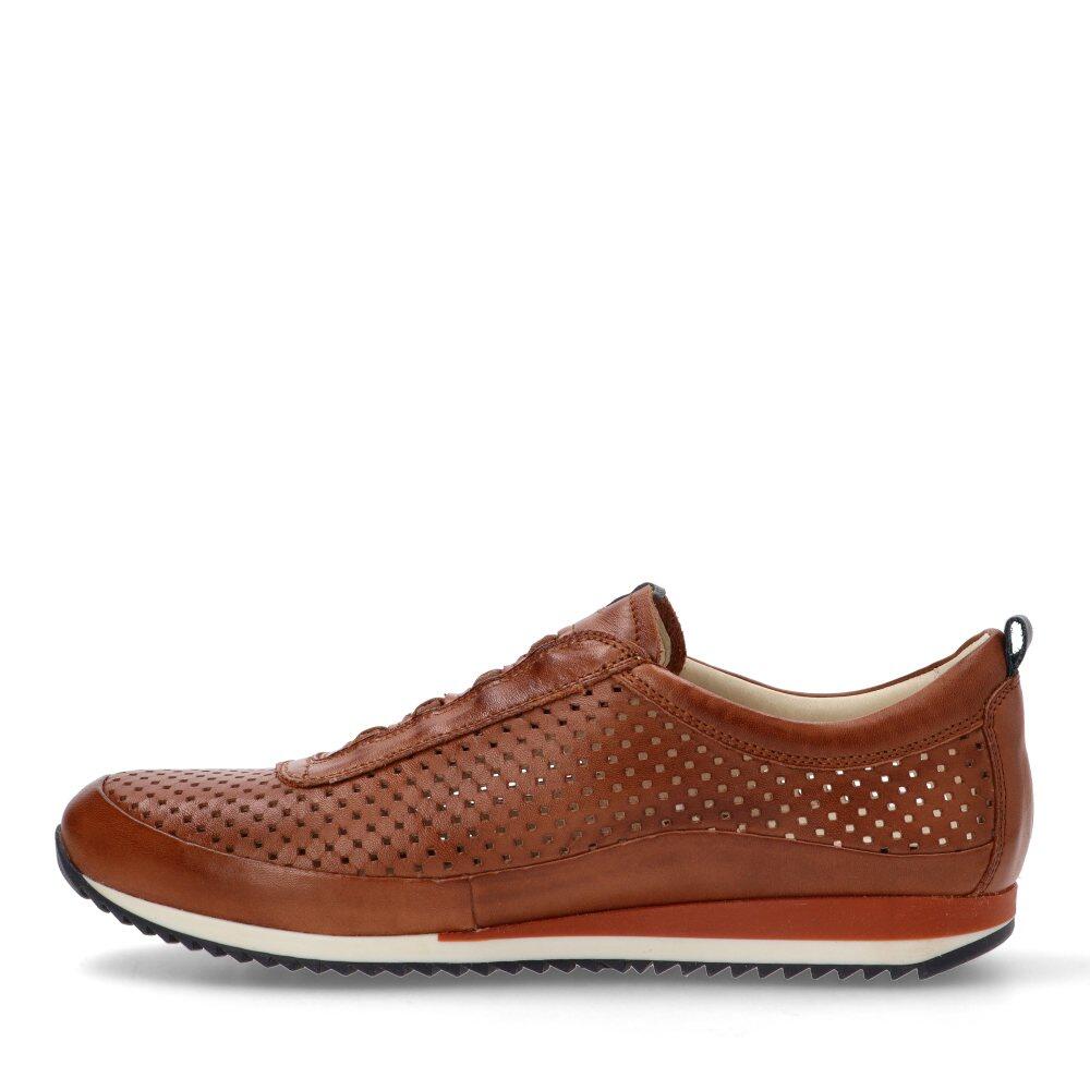 Deportivas Cómodas Hombre Suela Plana - Modelo M2a-6252 Cuero 3/6