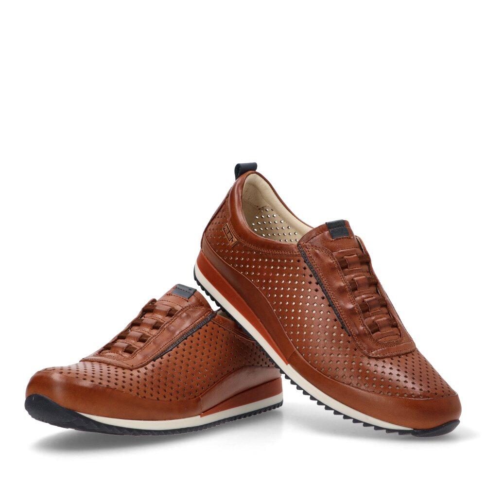 Deportivas Cómodas Hombre Suela Plana - Modelo M2a-6252 Cuero 5/6