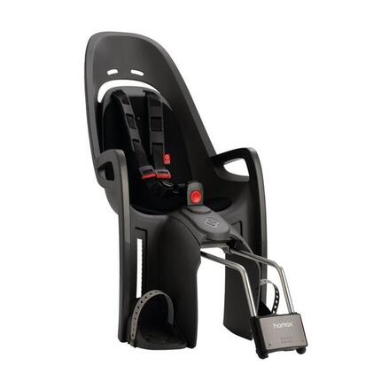 Hamax Kindersitz Zenith rot/grau, Befestigung Rahmenrohr