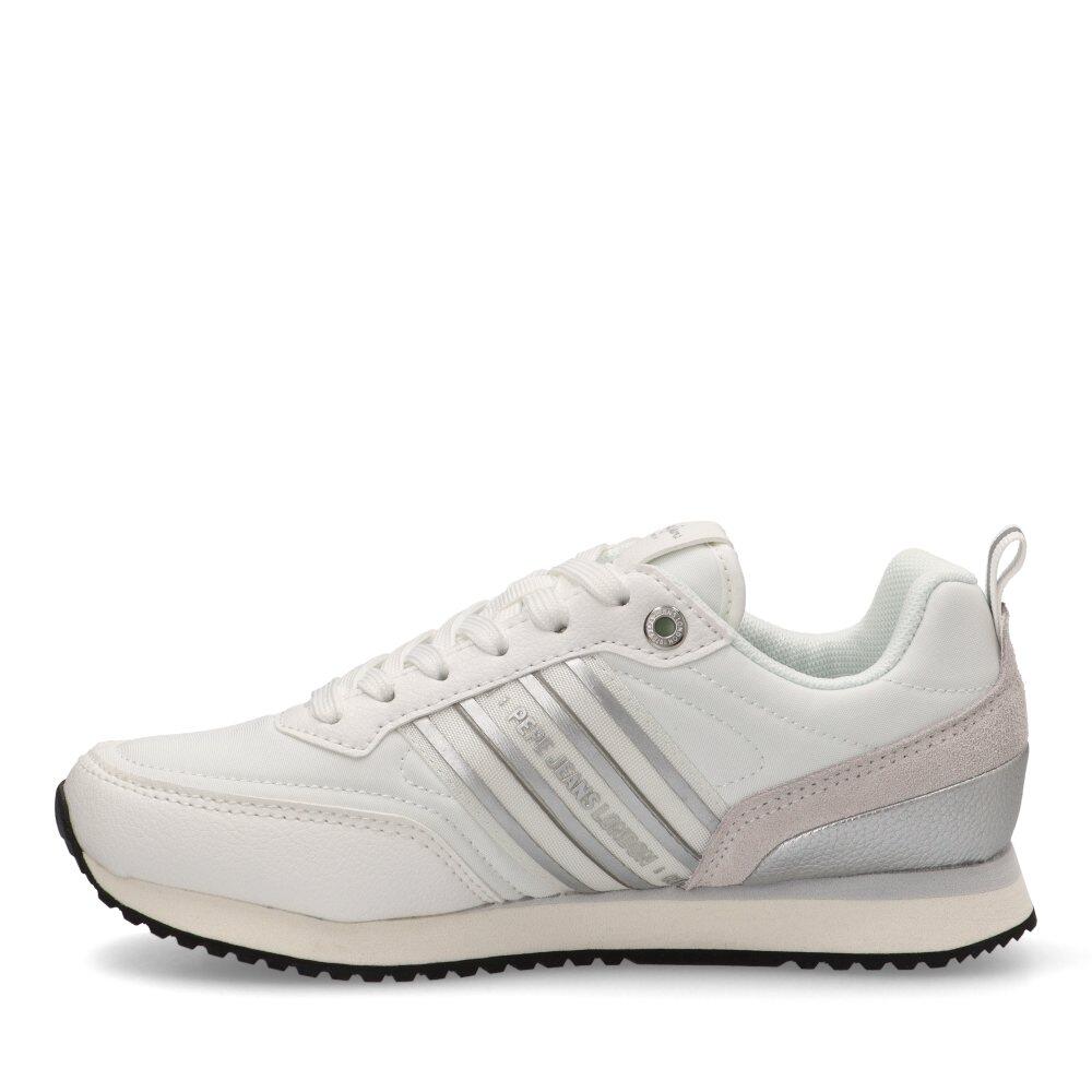 Deportivas Casual Mujer Suela Plana - Modelo Pls40035 Blanco 3/6