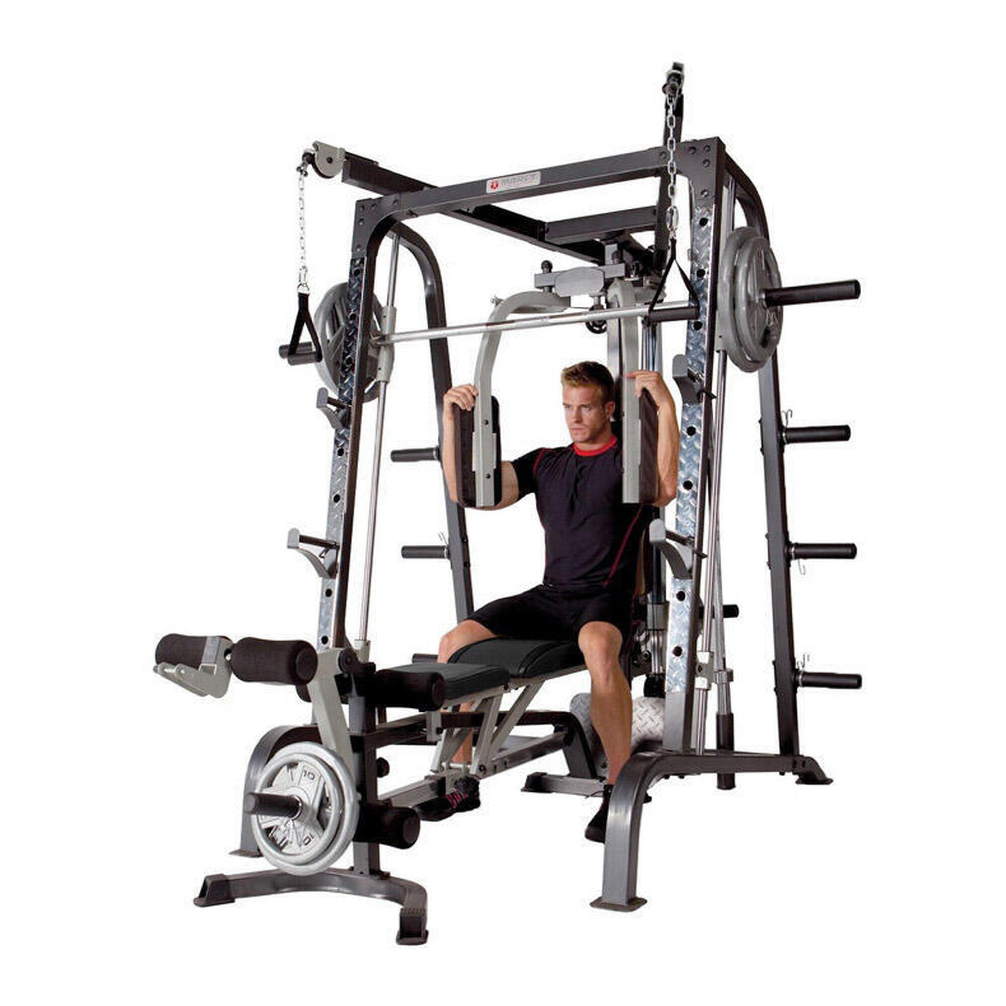 Machine multistation - musculation acier - MD9010G noir