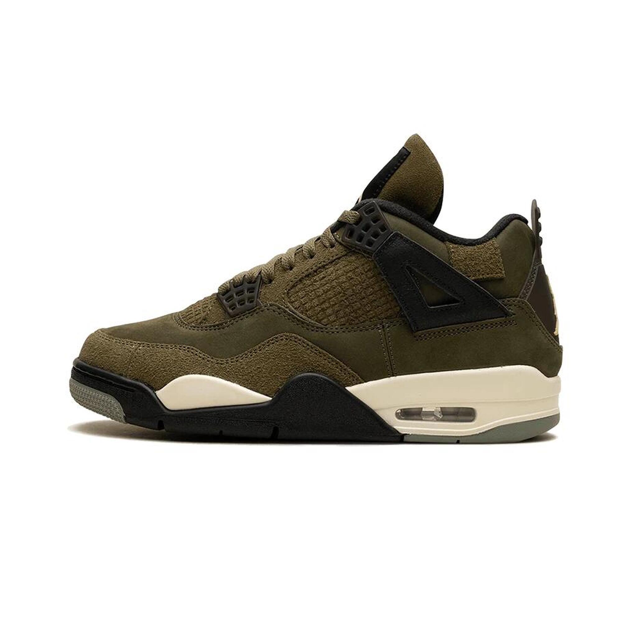 Nike - Air Jordan 4 Retro Se Craft Medium Olive (gs) - Baskets - Vert - Decathlon