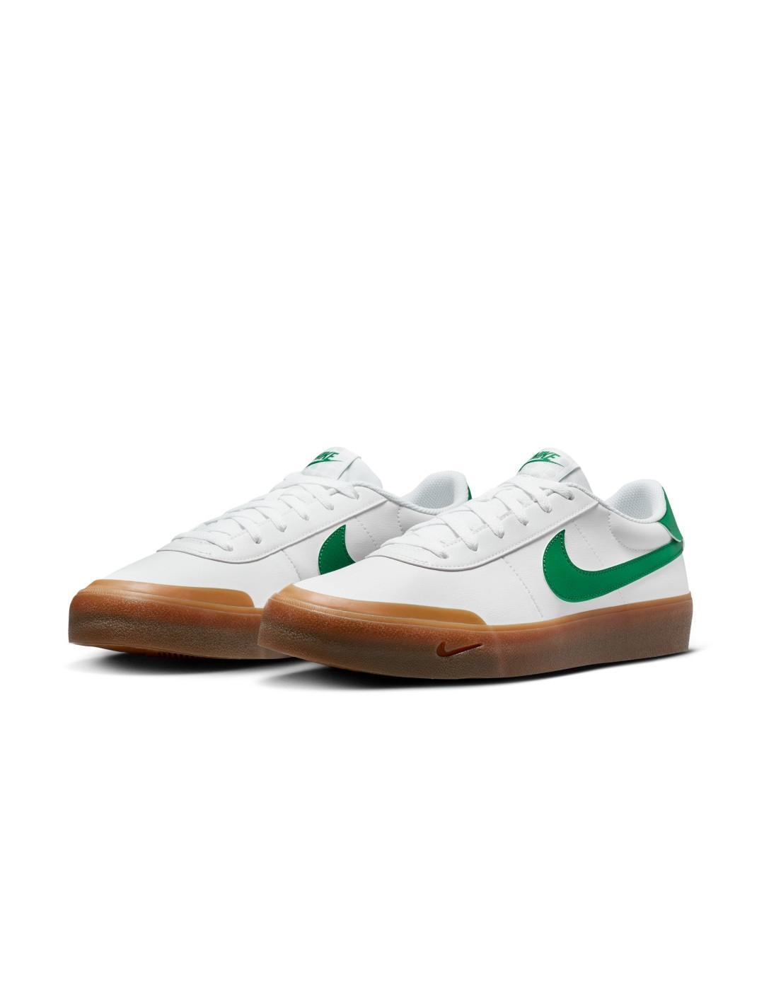 Sapatilhas masculinas Nike Court shot Branco 3/6