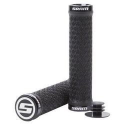 SRAM Paire de Poignées Lock-On Caoutchouc 130 mm - Noir