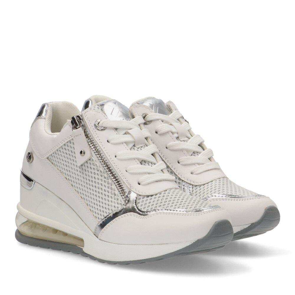 Deportivas Casual Mujer Cuña Media - Modelo 142573 Blanco 2/6