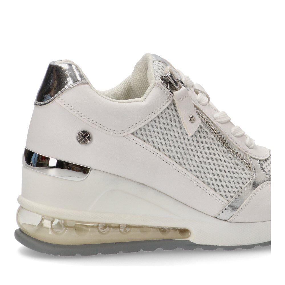 Deportivas Casual Mujer Cuña Media - Modelo 142573 Blanco 6/6