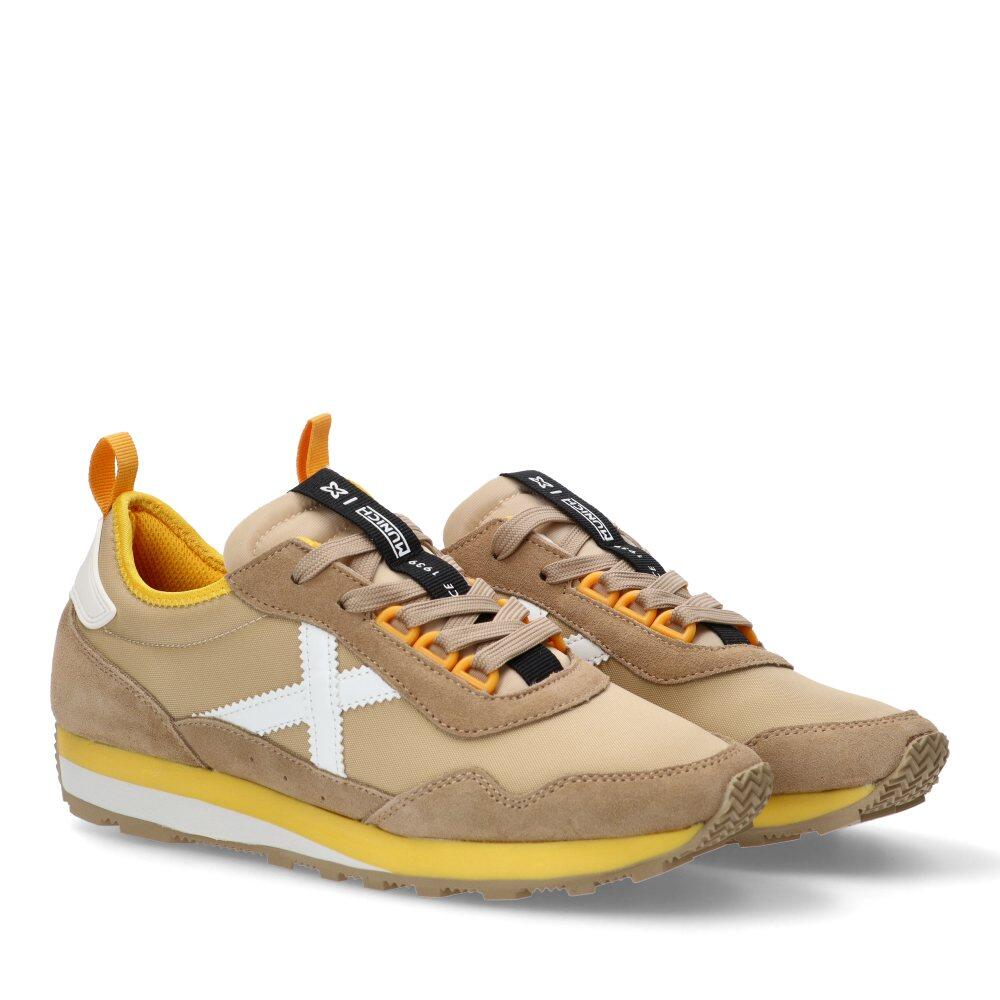 Deportivas Casual Hombre Suela Plana - Modelo Um Beige 2/6