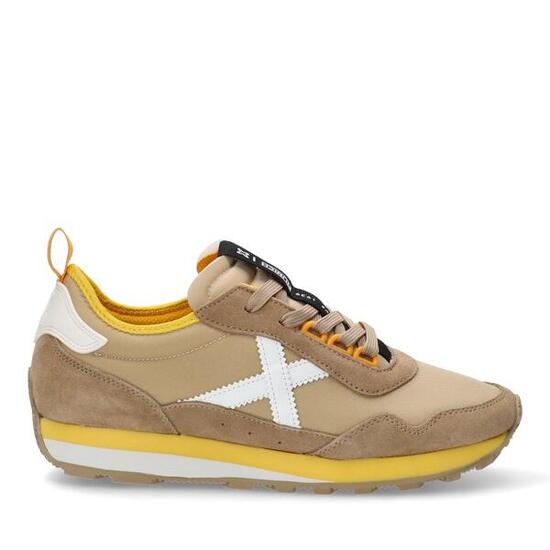 Deportivas Casual Hombre Suela Plana - Modelo Um Beige