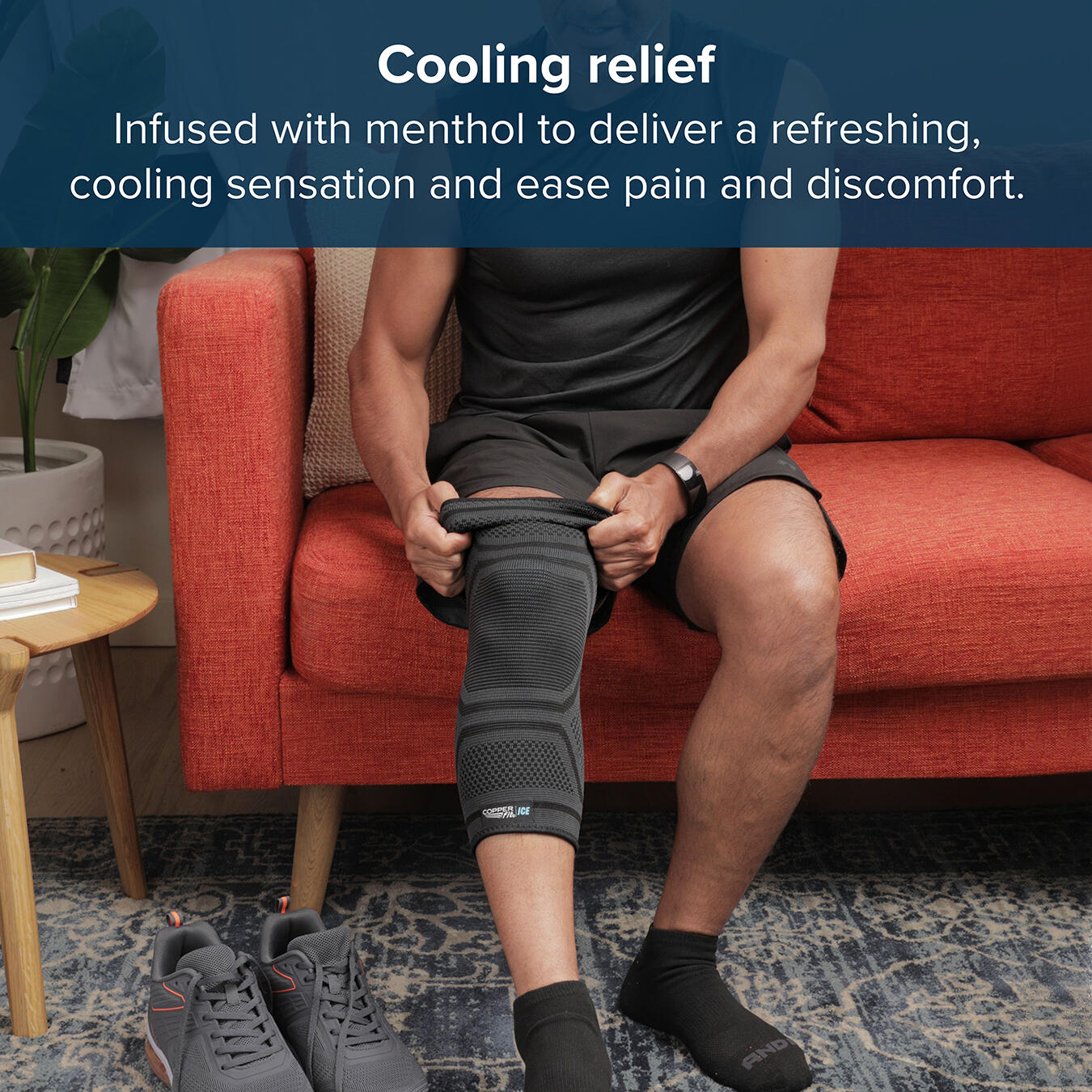 Copper Fit ICE Knee Sleeve (L/XL) 4/7