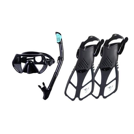Tuba frontal MINT LAMA kit snorkeling masque tuba palmes