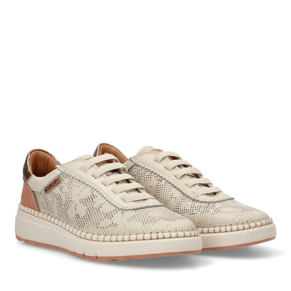 Deportivas Cómodas Mujer Suela Plana - Modelo W0c-6621c1 Blanco 2/6