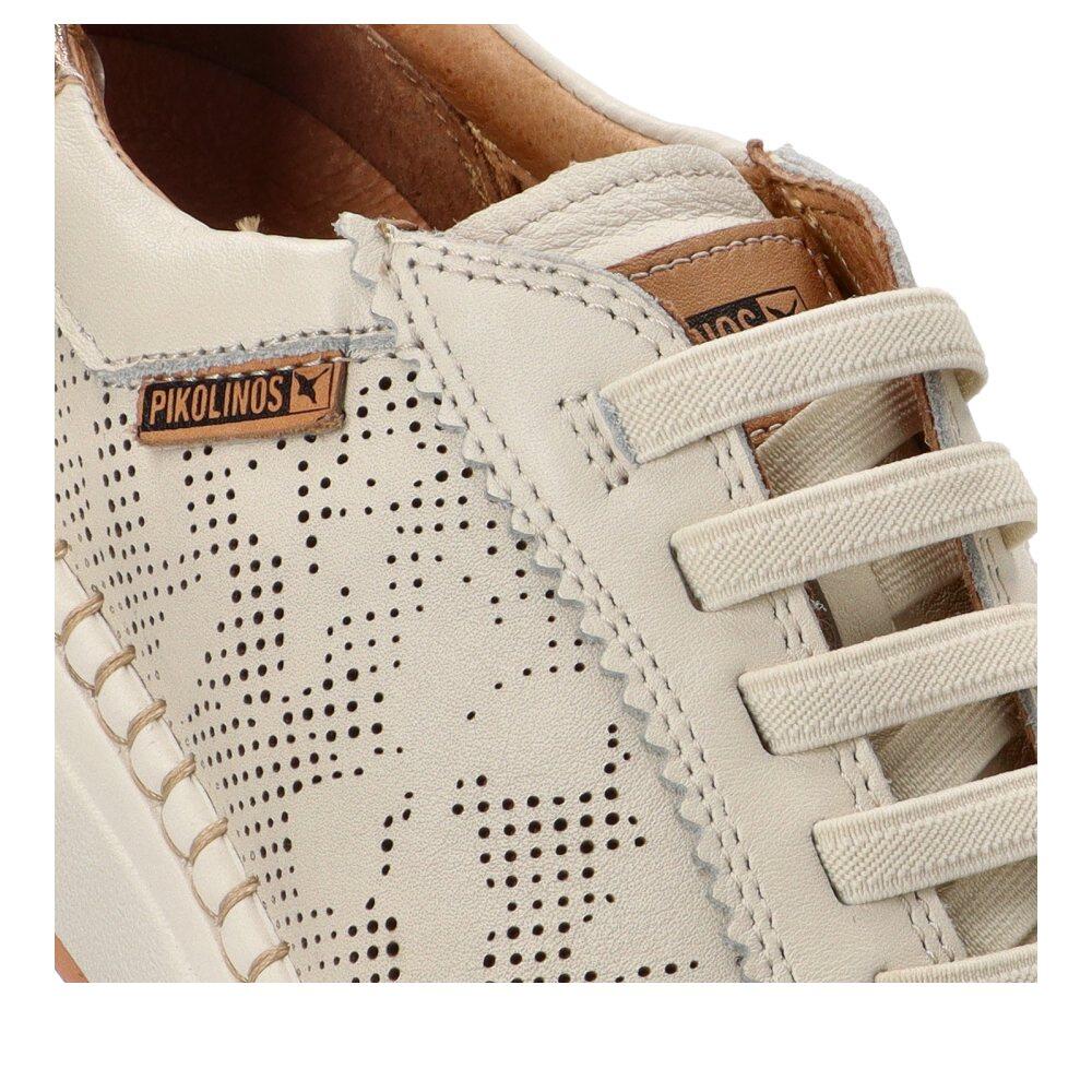 Deportivas Cómodas Mujer Suela Plana - Modelo W0c-6621c1 Blanco 6/6