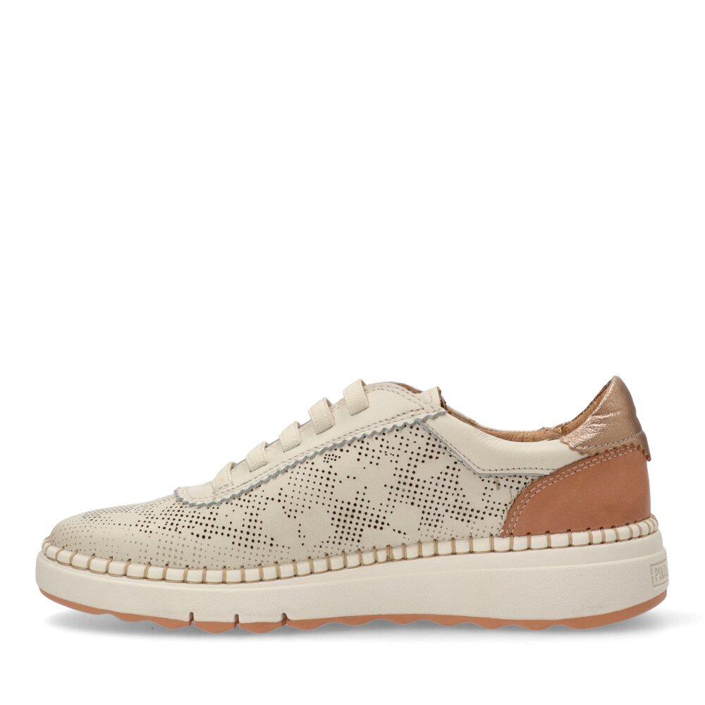 Deportivas Cómodas Mujer Suela Plana - Modelo W0c-6621c1 Blanco 3/6