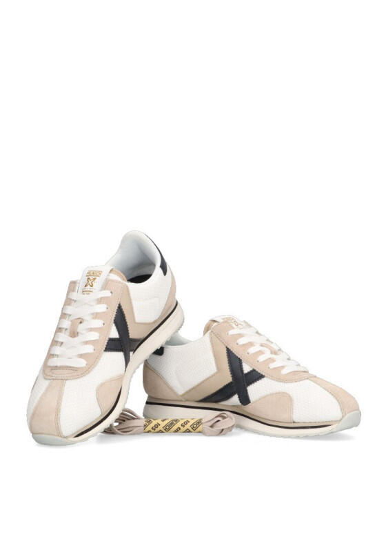 Deportivas Casual Hombre Suela Plana - Modelo Sapporo Blanco 5/6