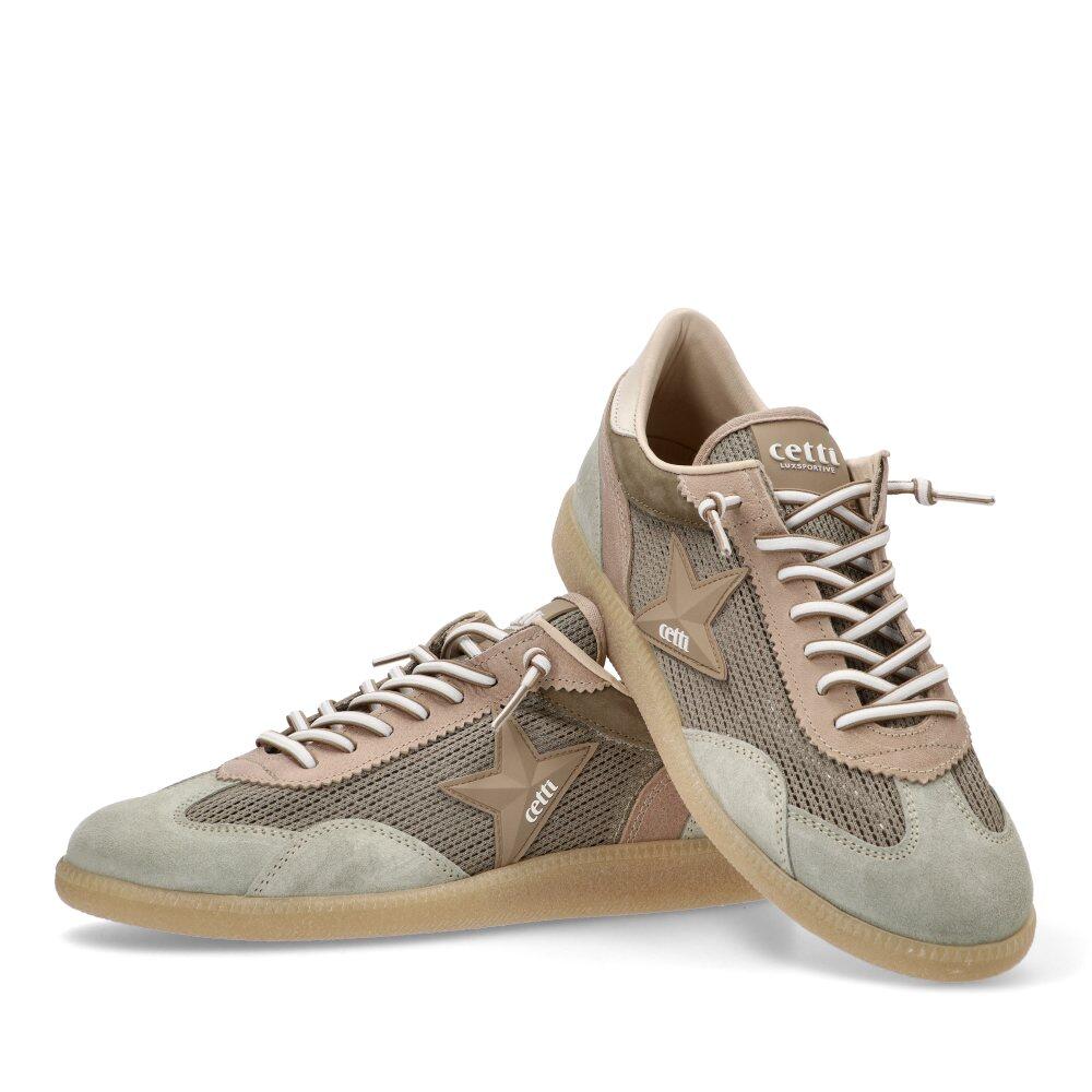Deportivas Casual Hombre Suela Plana - Modelo C-1385 Kakhi 5/6