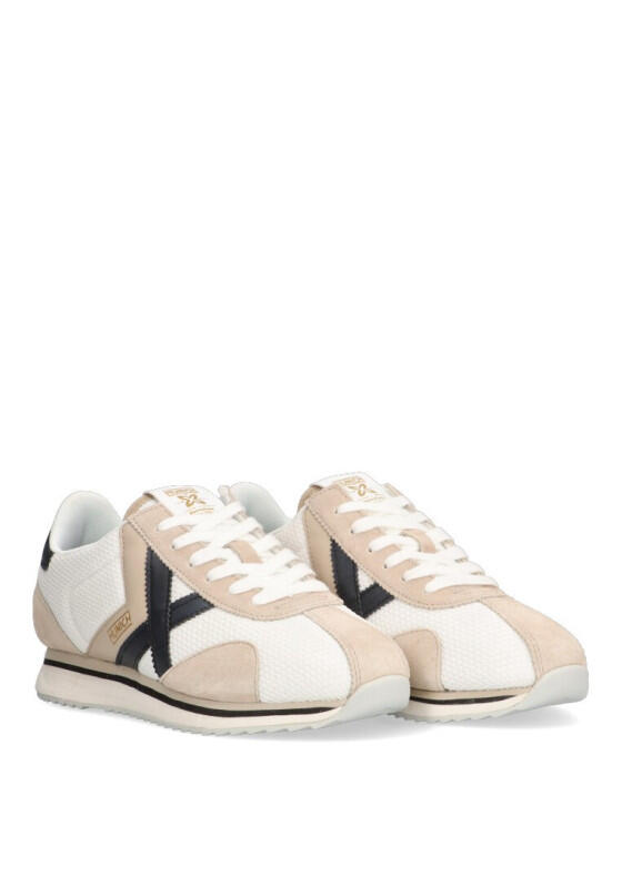 Deportivas Casual Hombre Suela Plana - Modelo Sapporo Blanco 2/6