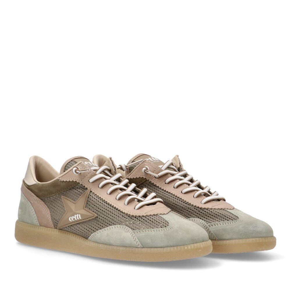 Deportivas Casual Hombre Suela Plana - Modelo C-1385 Kakhi 2/6