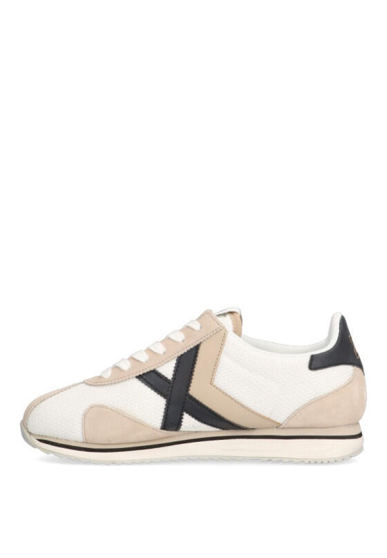 Deportivas Casual Hombre Suela Plana - Modelo Sapporo Blanco 3/6