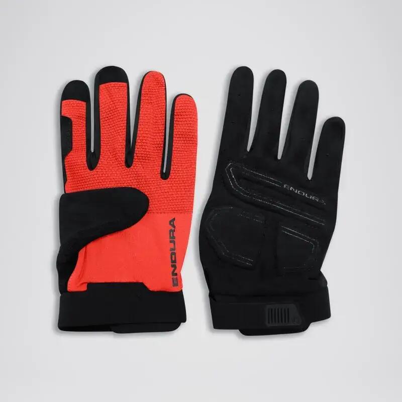 Endura Loop Lange Vingerhandschoen ROOD