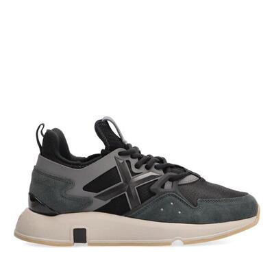 Deportivas Casual Hombre Suela Plana - Modelo Clik Negro