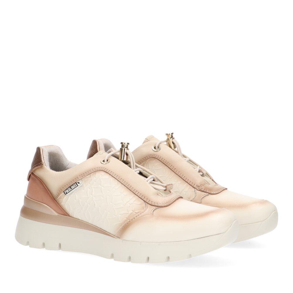 Deportivas Cómodas Mujer Suela Plana - Modelo W9c-6607c1 Beige 2/7