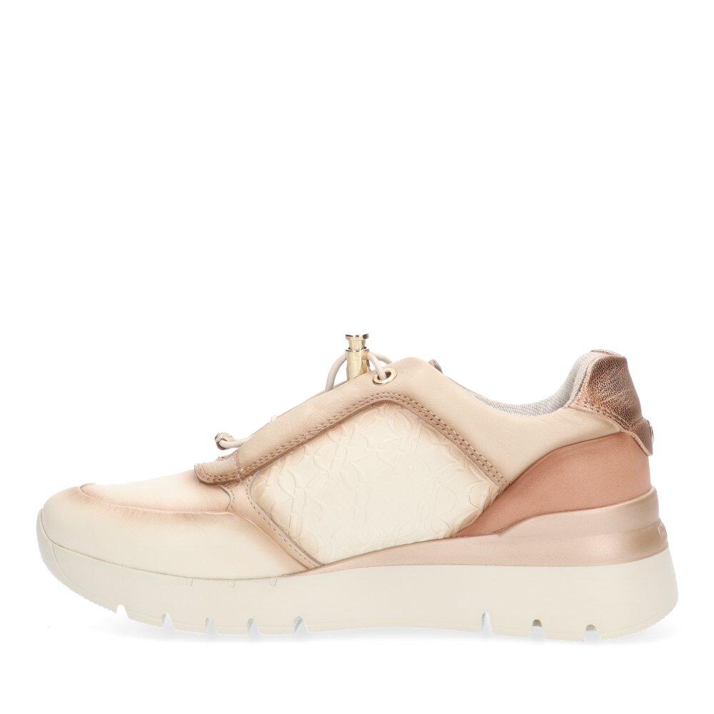 Deportivas Cómodas Mujer Suela Plana - Modelo W9c-6607c1 Beige 3/7