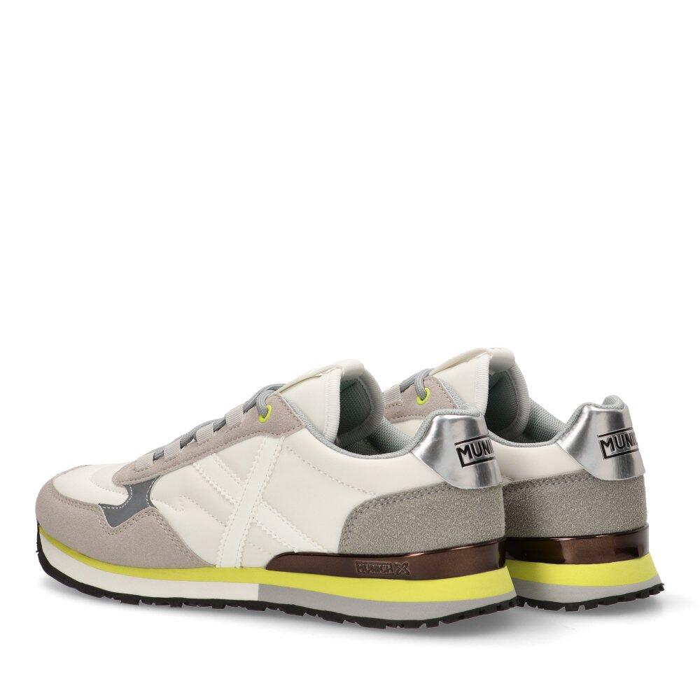 Deportivas Casual Mujer Suela Plana - Modelo Sunset Blanco 4/6