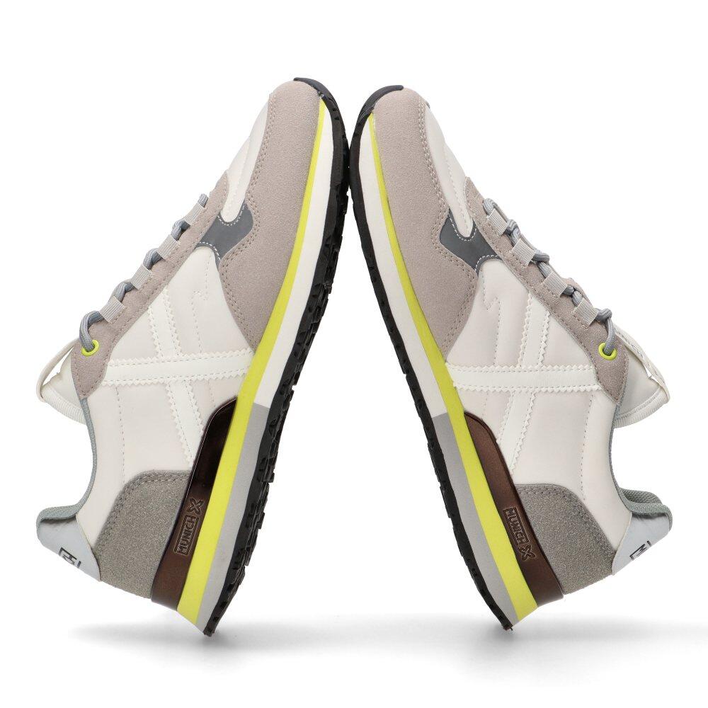 Deportivas Casual Mujer Suela Plana - Modelo Sunset Blanco 5/6