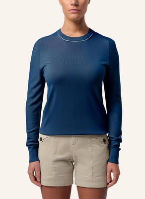 Maglia girocollo aloe vera da donna