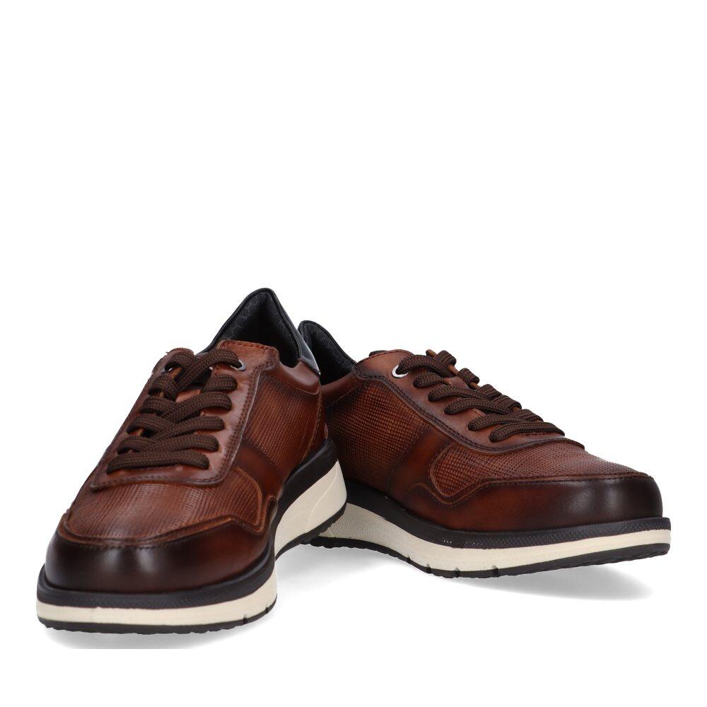 Deportivas Casual Hombre Suela Plana - Modelo M1w-6244c1 Cuero 5/6