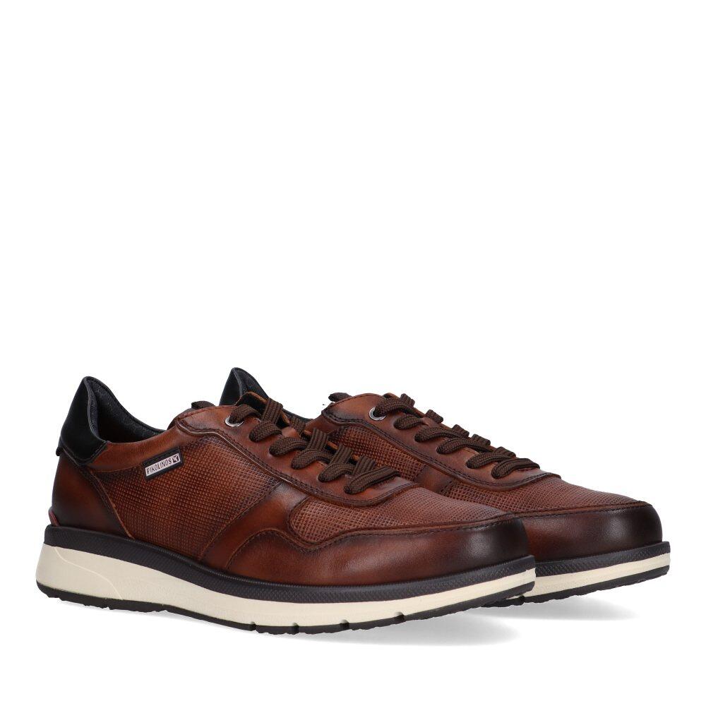 Deportivas Casual Hombre Suela Plana - Modelo M1w-6244c1 Cuero 2/6