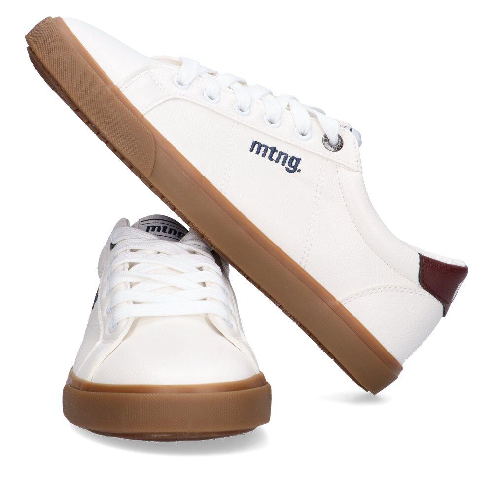 Deportivas Casual Hombre Suela Plana - Modelo 84732 Blanco 5/6