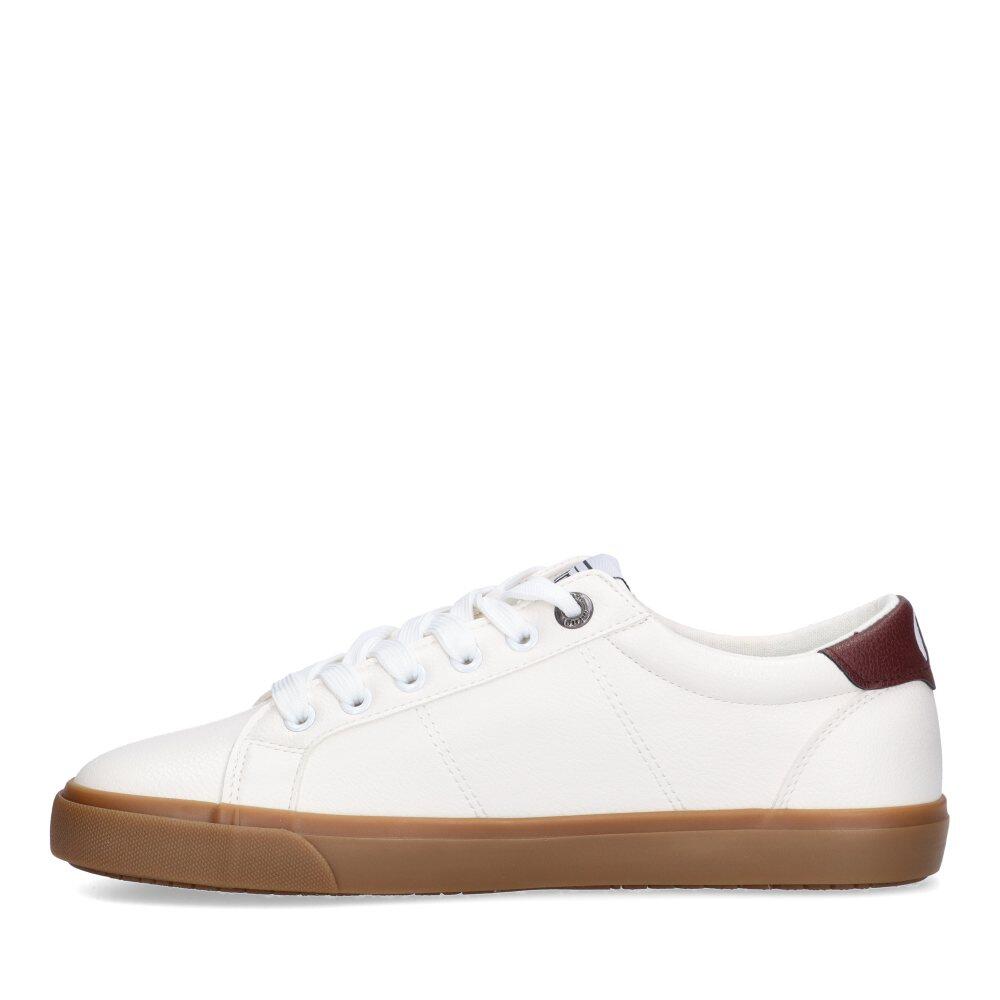 Deportivas Casual Hombre Suela Plana - Modelo 84732 Blanco 3/6