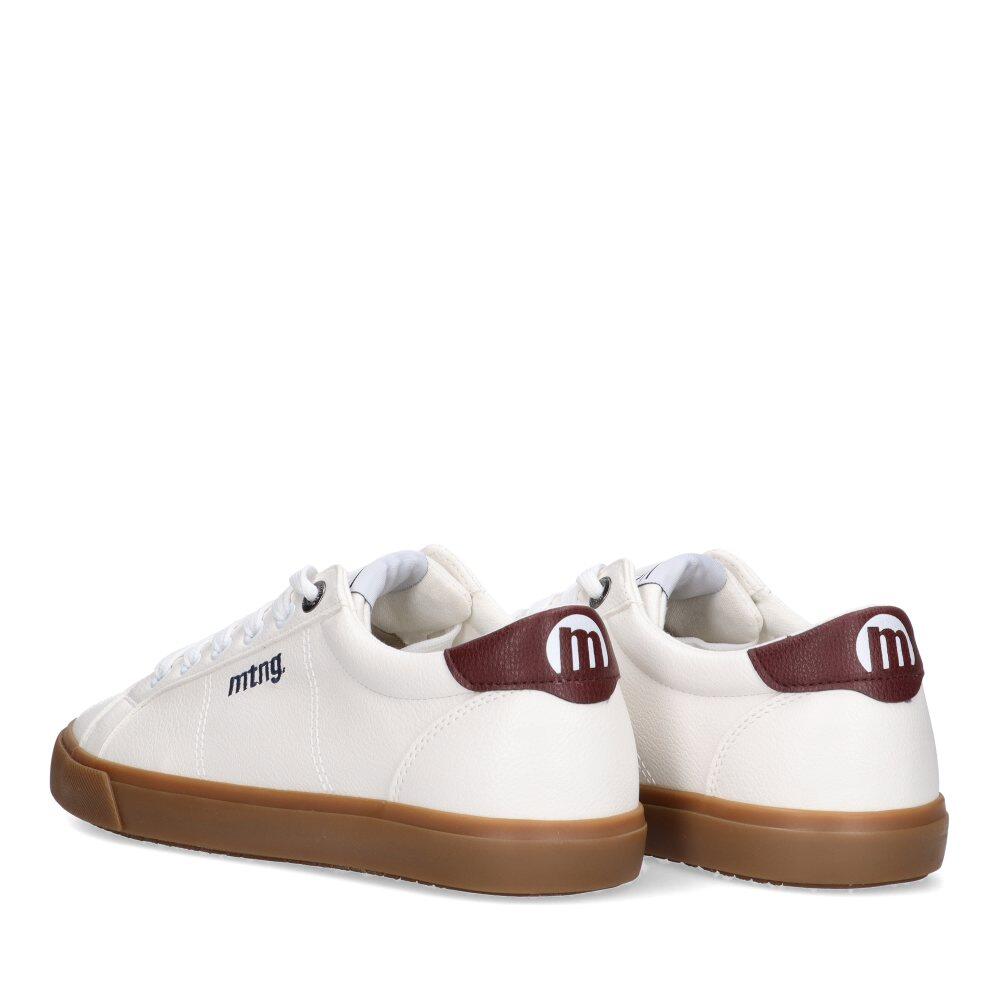 Deportivas Casual Hombre Suela Plana - Modelo 84732 Blanco 4/6
