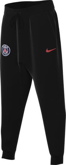 Pantaloni Nike PSG B NSW Tech FLC per Ragazzi Nero/Rosso 10-11 anni