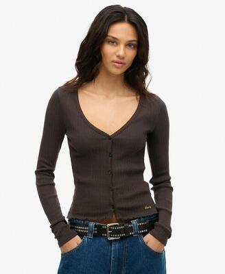 Blouse met knopen, essentieel met lange mouwen