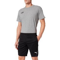 Shorts d'entraînement Puma Liga pour homme, couleur : Noir/Blanc