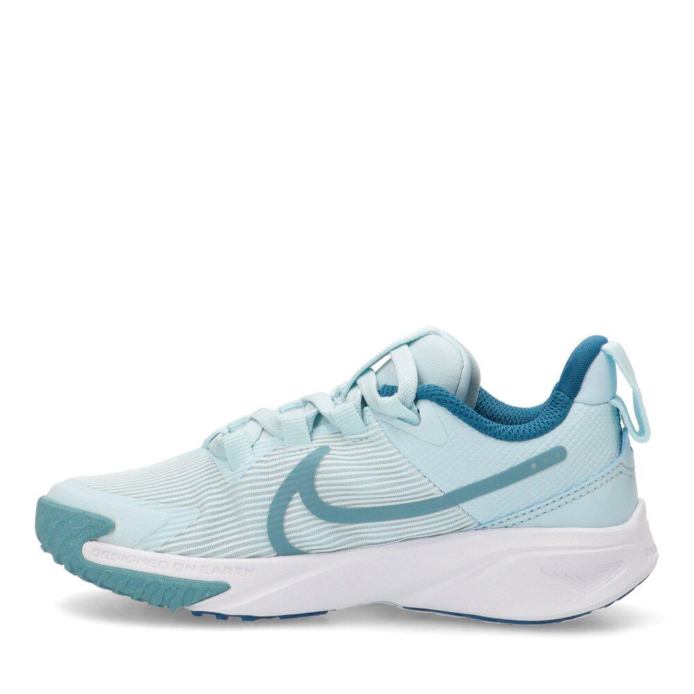 Deportivas Running Niña Suela Plana - Modelo Dx7614 Celeste 3/6