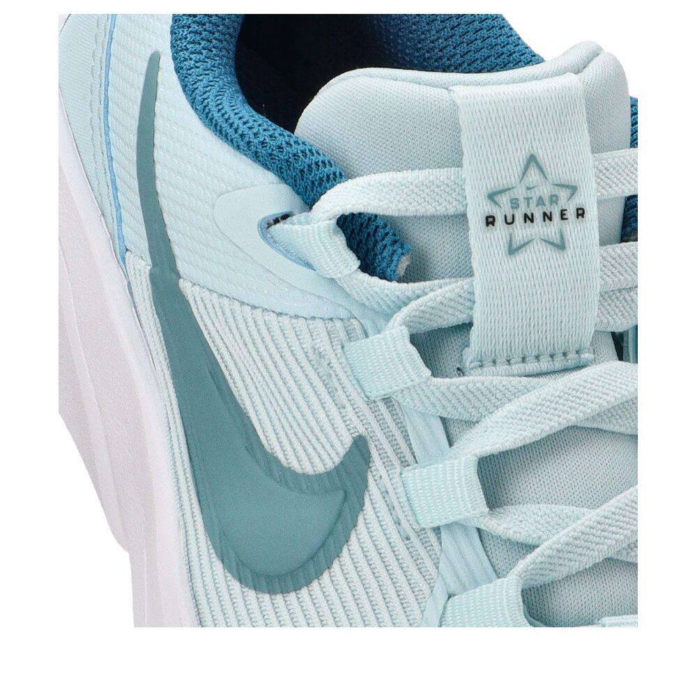 Deportivas Running Niña Suela Plana - Modelo Dx7614 Celeste 6/6