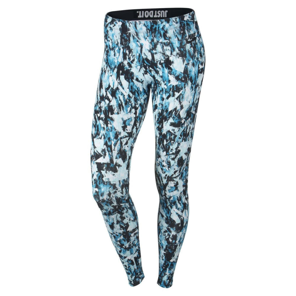 Nike - Legging Nike Leg-a-see Mishmash Allover Print - Legging - Bleu - 36 Xs - Decathlon