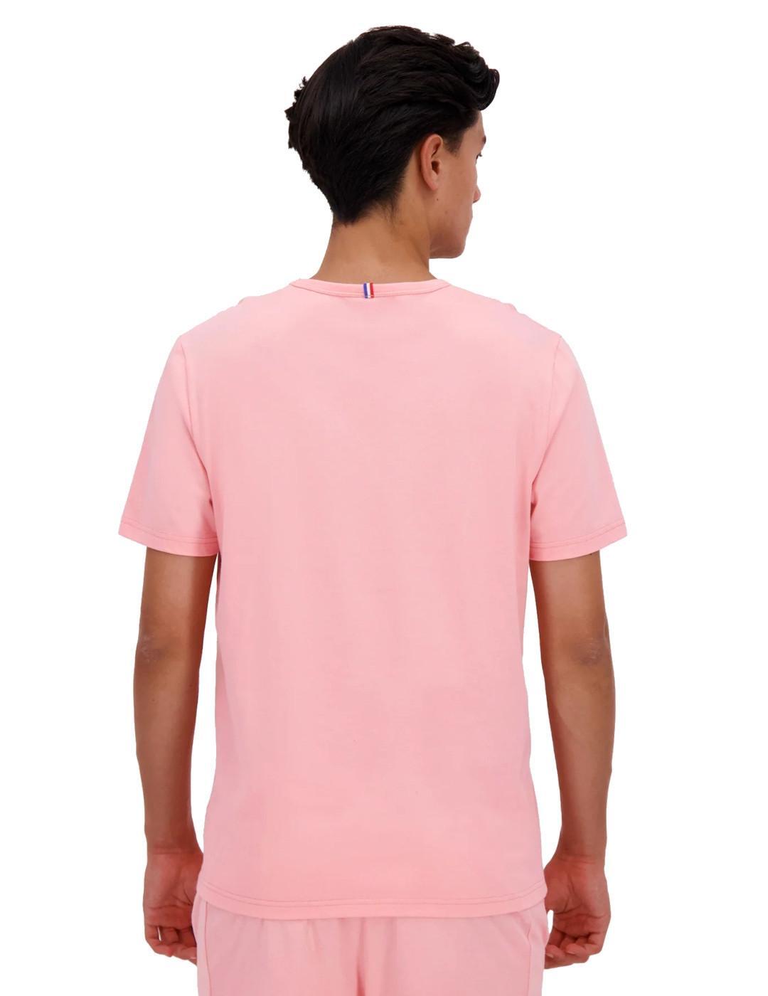 T-shirt pour homme Le coq sportif Monochrome Rose 4/5